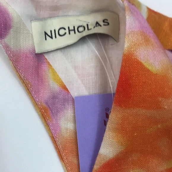 Nicolas linen/cotton dress, size 8, NWT - Picture 7 of 10